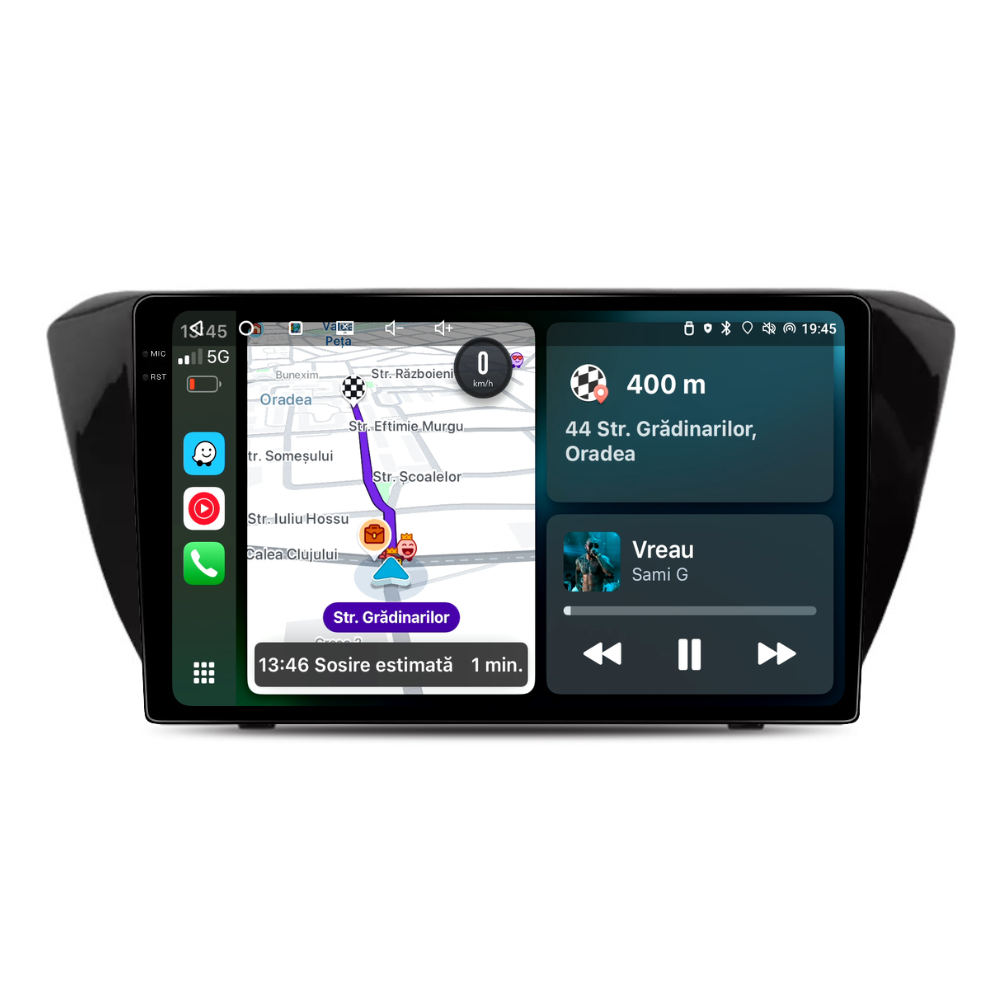 Navigatie Skoda Superb 3 (2015-2019), Android, Ecran 2K, 8GB RAM 256GB, 8-core
