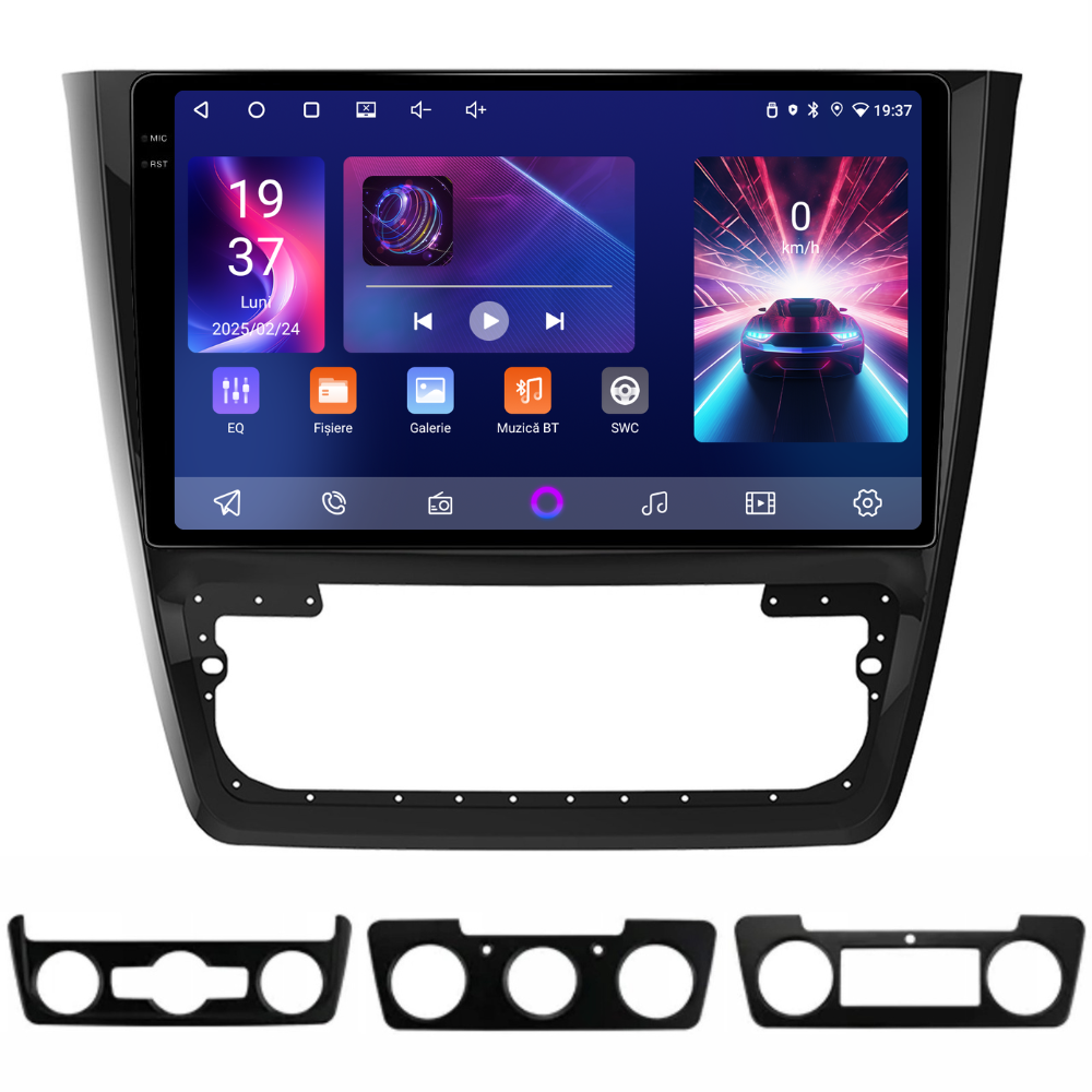 Navigatie Skoda Yeti (2009-2014), Android, Ecran 10 inch, 4GB RAM 64GB, 4-core