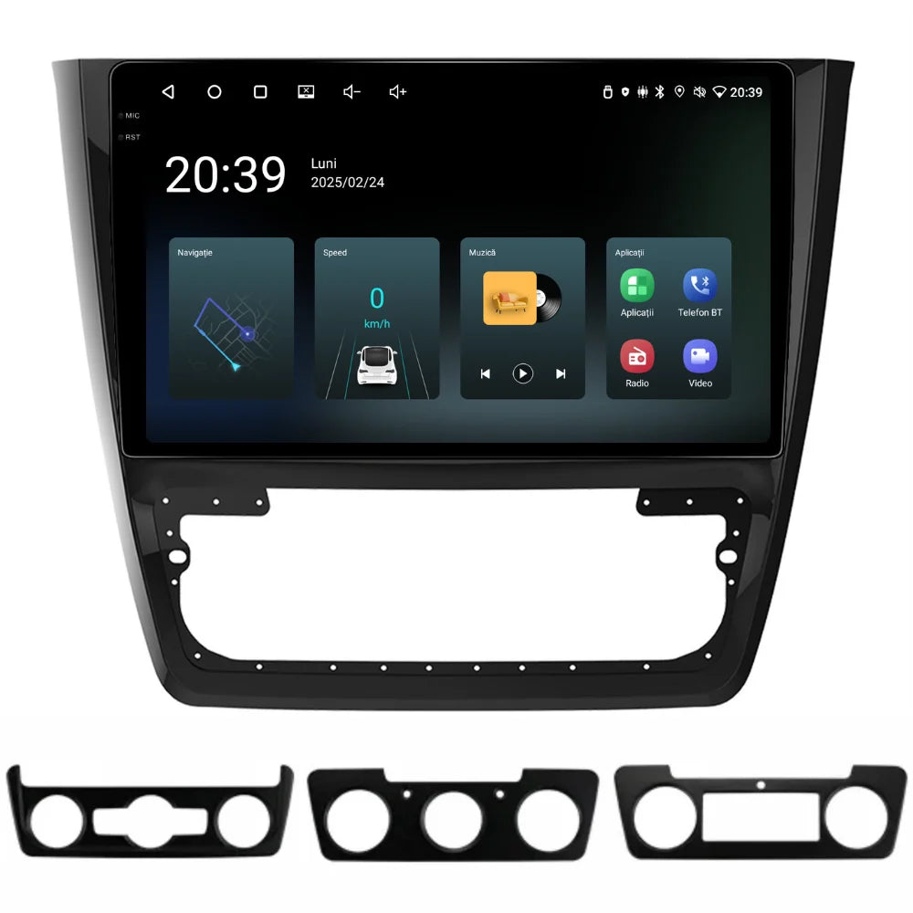 Navigatie Skoda Yeti (2009-2014), Android, Ecran 10 inch, 4GB RAM 64GB, 4-core