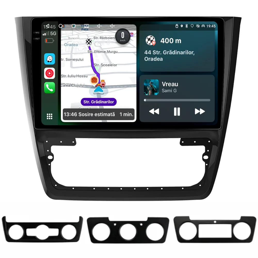 Navigatie Skoda yeti (2009-2014) , Android, Ecran 10 inch 2K, 12GB RAM 256GB, 8-core