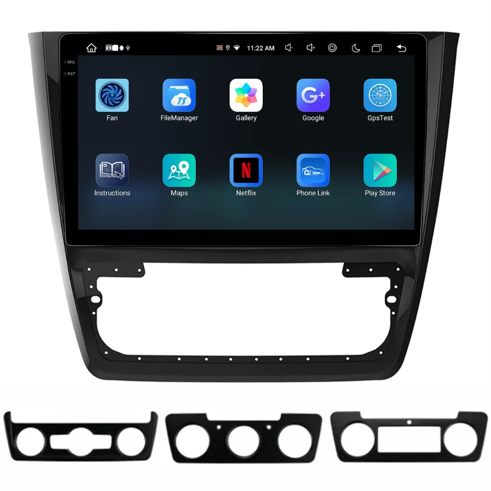 Navigatie Skoda Yeti (2009-2014), Android, Ecran 2K, 8GB RAM 256GB, 8-core