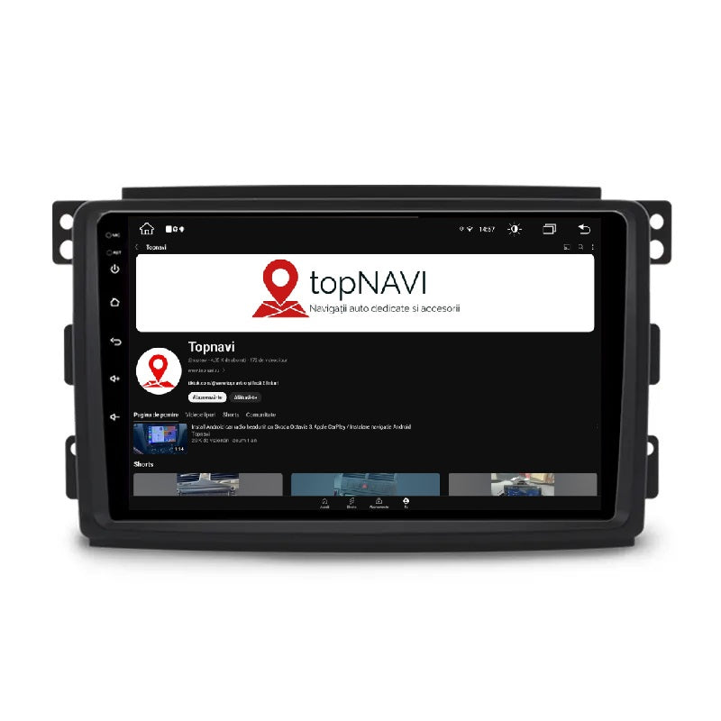 Navigatie Smart For Two / For Four (2005-2010), Ecran 9 inch, 1GB RAM 32GB