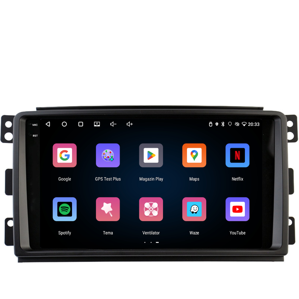 Navigatie Smart For Two / For Four (2005-2010), Ecran 9 inch, 2GB RAM 32GB