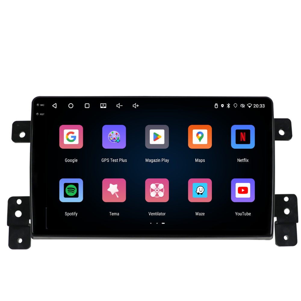 Navigatie Suzuki Grand Vitara 3 (2005-2015), Ecran 9 inch, 4GB RAM 64GB, 4-core