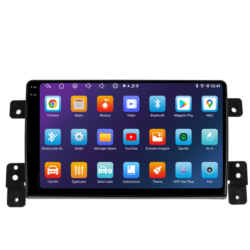 Navigatie Suzuki Grand Vitara 3 (2005-2015), Ecran 9 inch, 4GB RAM 64GB, 8-core