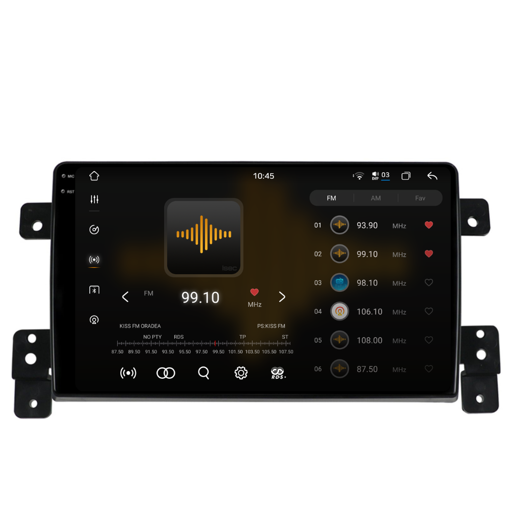 Navigatie Suzuki Grand Vitara 3 (2005-2015), Ecran 9 inch 2K, 12GB RAM 256GB, 8-core