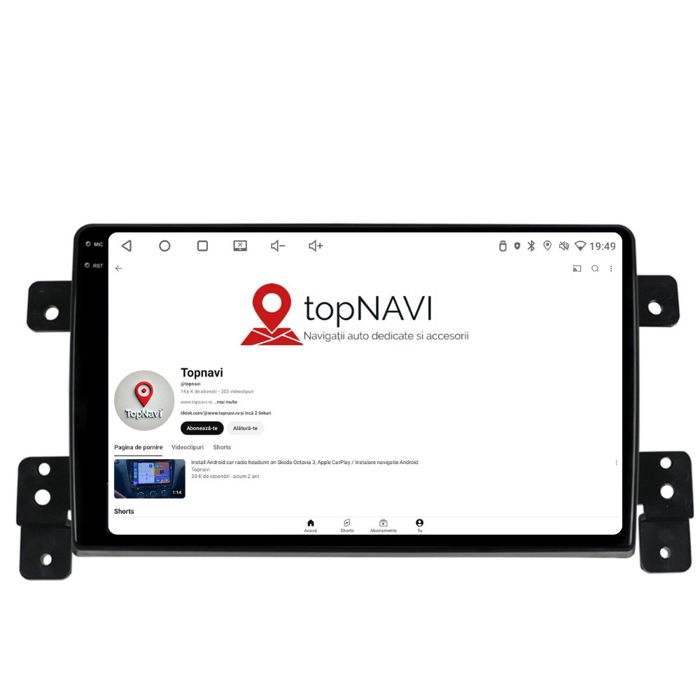 Navigatie Suzuki Grand Vitara 3 (2005-2015), Ecran 9 inch 2K, 12GB RAM 256GB, 8-core