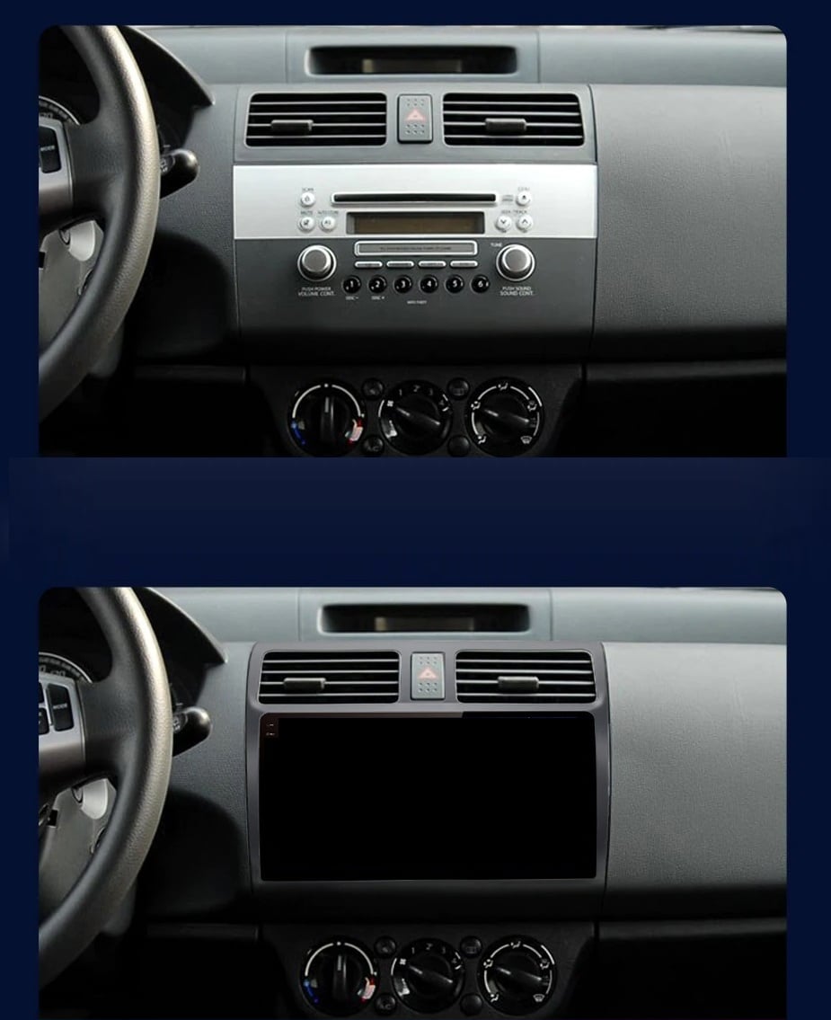 Navigatie Suzuki Swift (2003-2013), Ecran 10 inch, 4GB RAM 64GB, 8-core