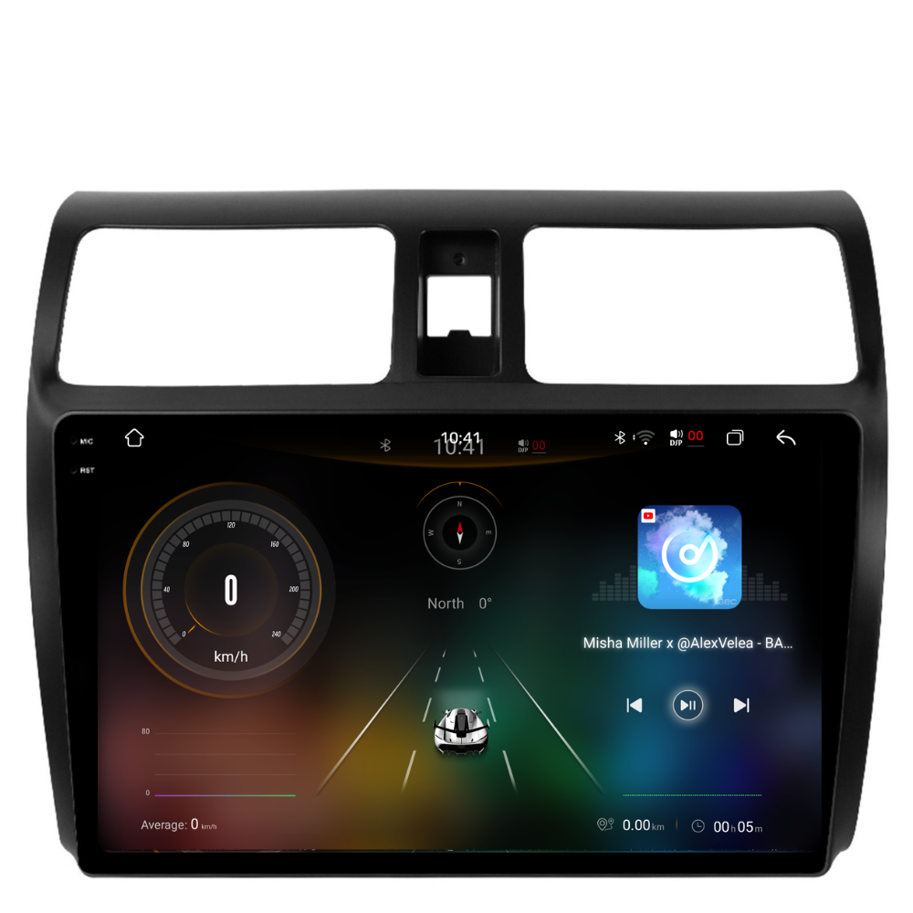 Navigatie Suzuki Swift (2003-2013), Ecran 10 inch 2K, 12GB RAM 256GB, 8-core