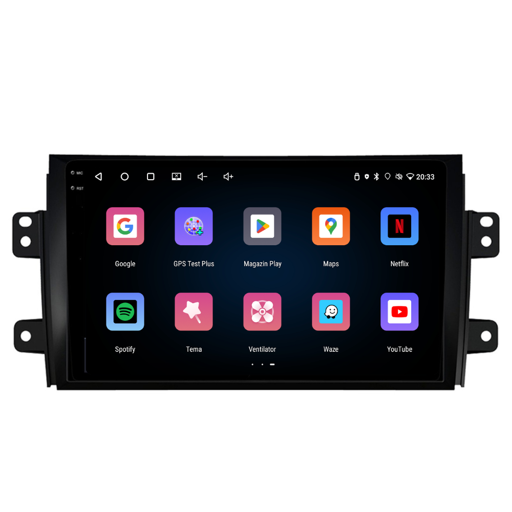 Navigatie Suzuki SX4 (2006-2014), Ecran 9 inch, 4GB RAM 64GB, 4-core