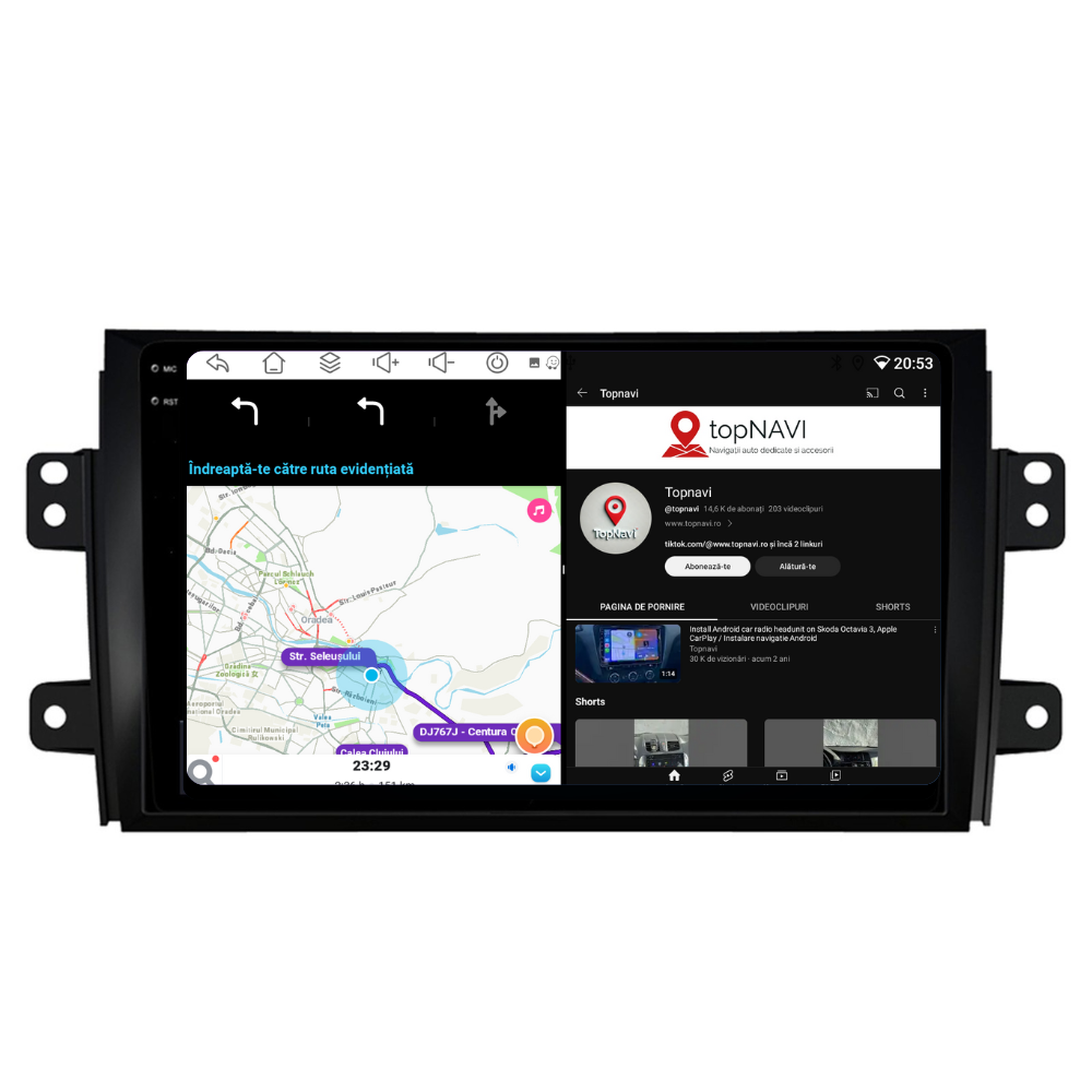 Navigatie Suzuki SX4 (2006-2014), Ecran 2K, 8GB RAM 256GB, 8-core