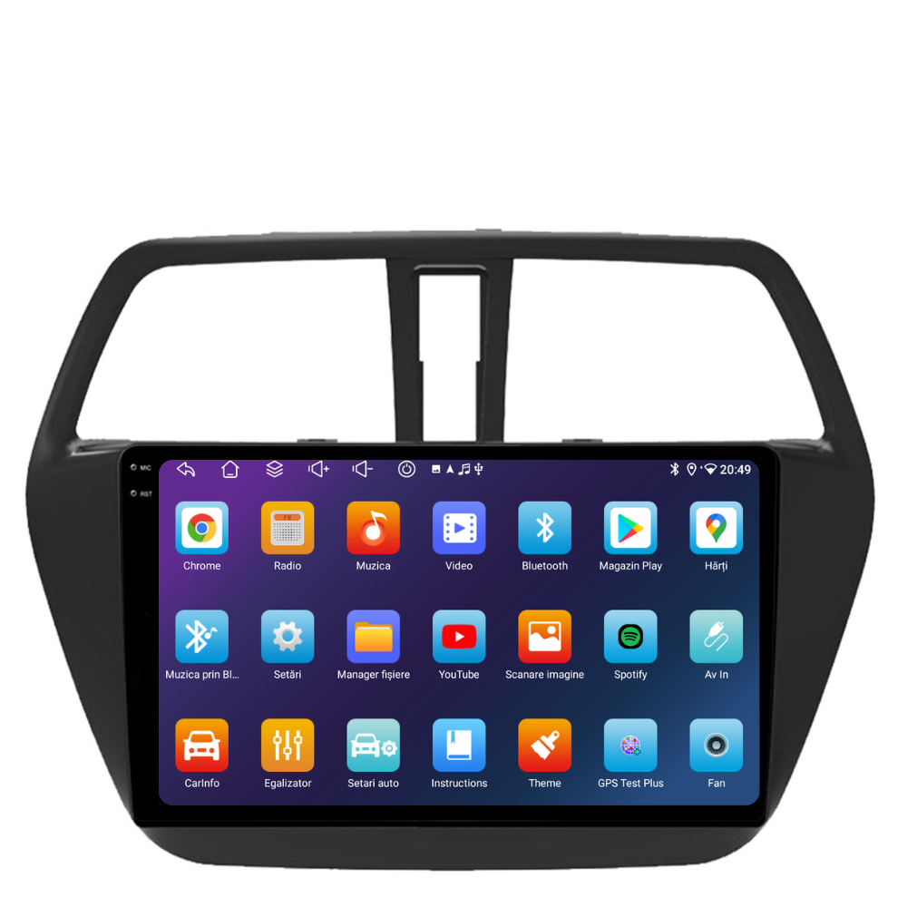 Navigatie Suzuki SX4 Cross (2012-2017), Ecran 9 inch, 4GB RAM 64GB, 8-core