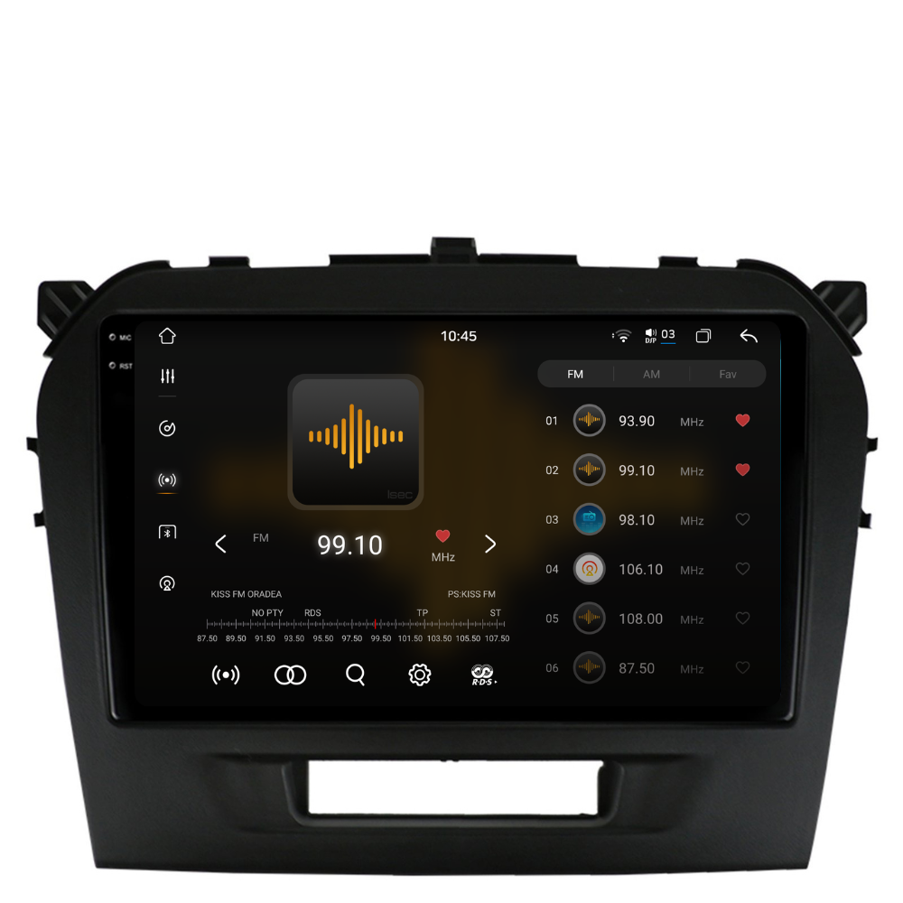 Navigatie Suzuki Vitara (2015-2018), Ecran 9 inch 2K, 12GB RAM 256GB, 8-core