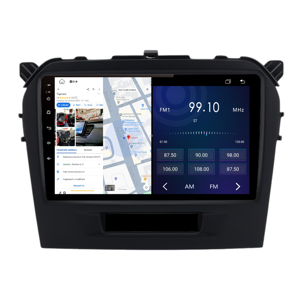 Navigatie Suzuki Vitara (2015-2018), Ecran 9 inch, 1GB RAM 32GB