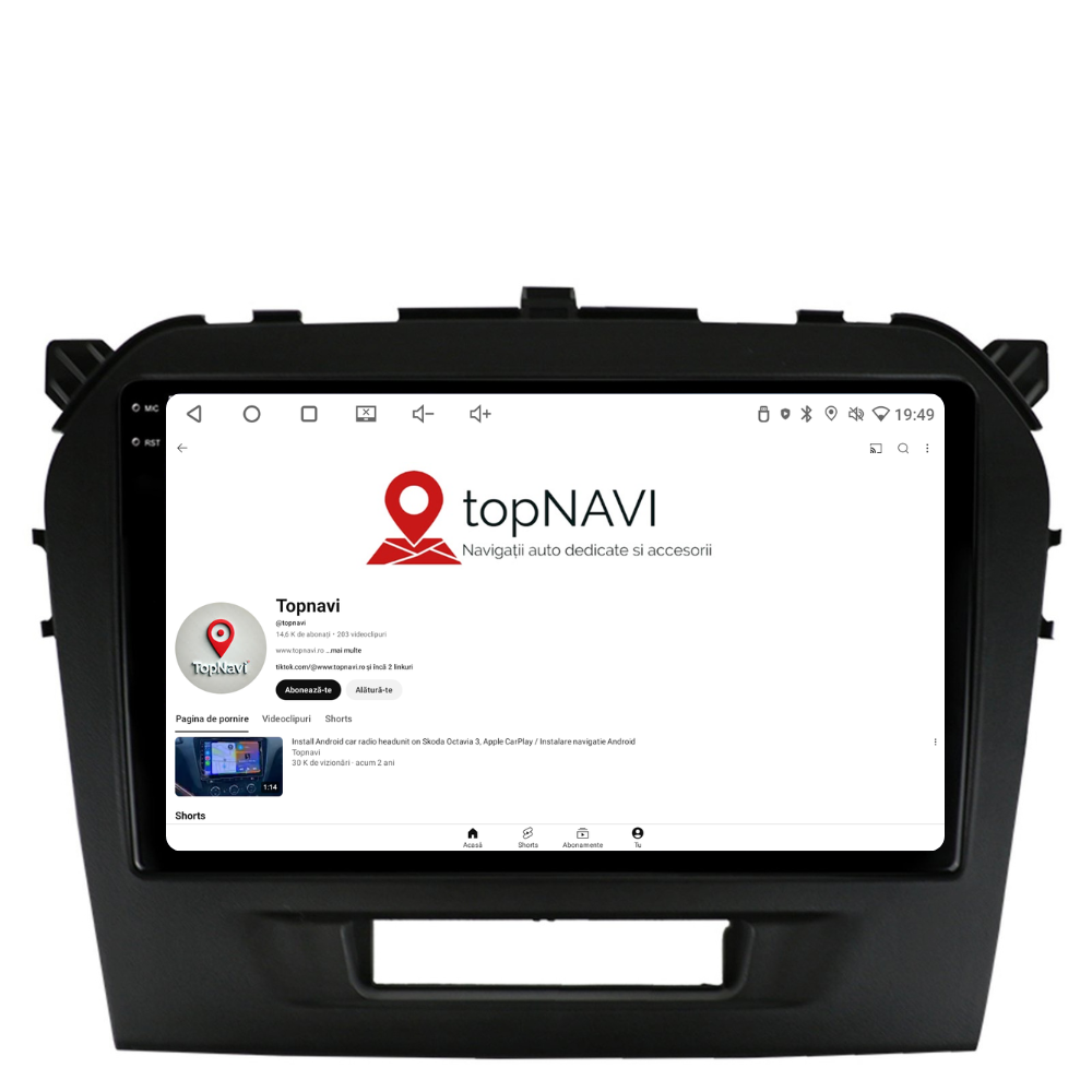 Navigatie Suzuki Vitara (2015-2018), Ecran 9 inch, 8GB RAM 256GB, 8-core