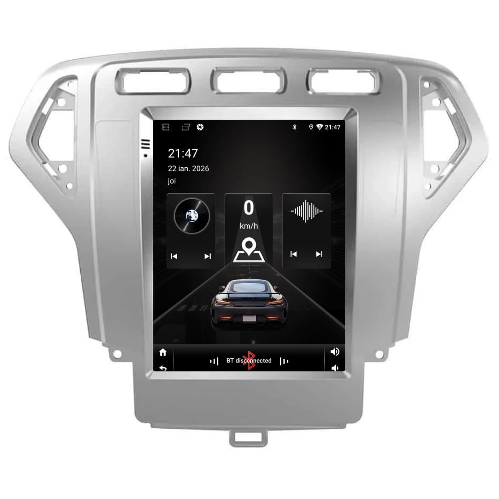 Navigatie Ford Mondeo 2007-2011, carplay / android auto, ecran tip tesla 9.7 inch
