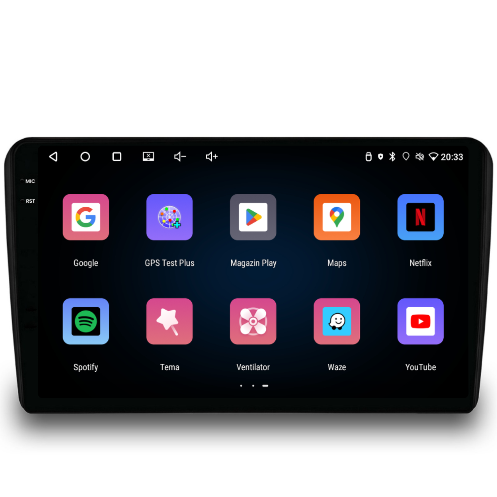 Navigatie Toyota Auris (2006-2012), Android, Ecran 2K, 8GB RAM 256GB, 8-core