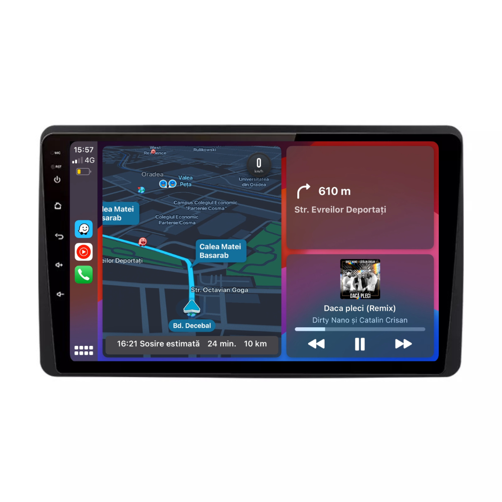 Navigatie Toyota Auris (2006-2012), Ecran 9 inch, 1GB RAM 32GB