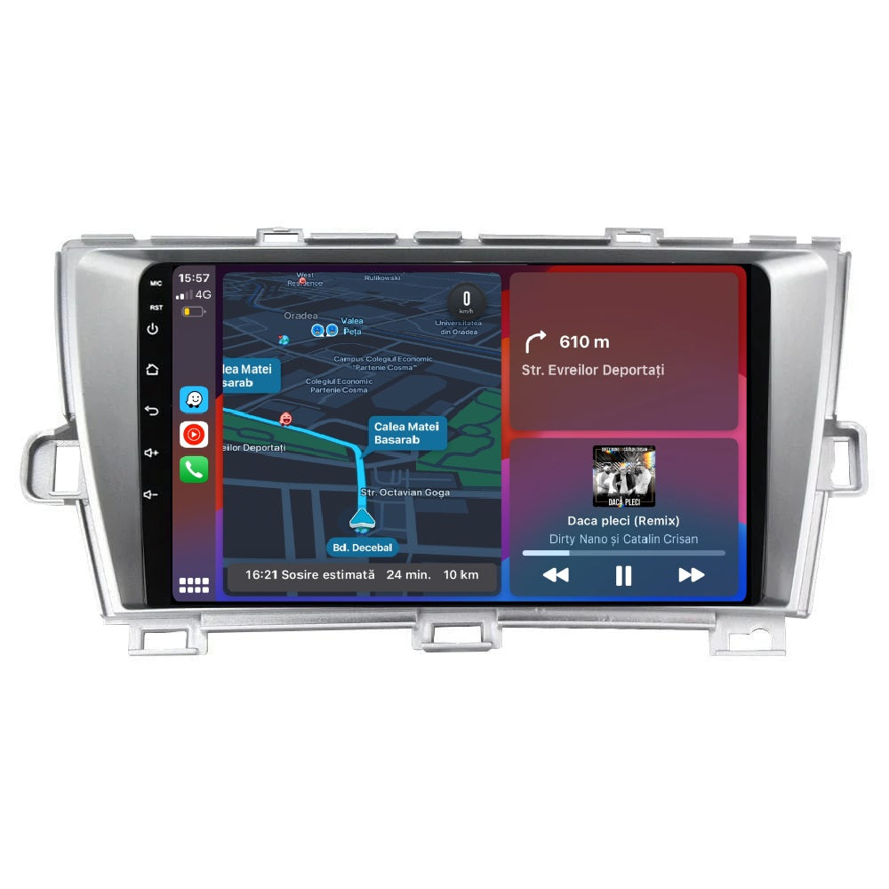 Navigatie Toyota Prius (2009-2015), Ecran 9 inch, 1GB RAM 32GB