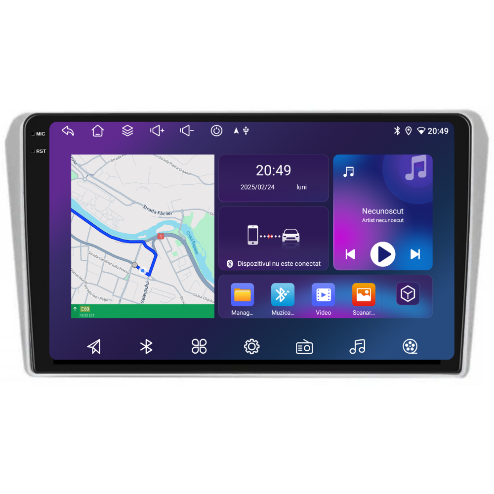 Navigatie Toyota Avensis (2002-2008), Android, Ecran 9 inch, 6GB RAM 128GB, 8-core