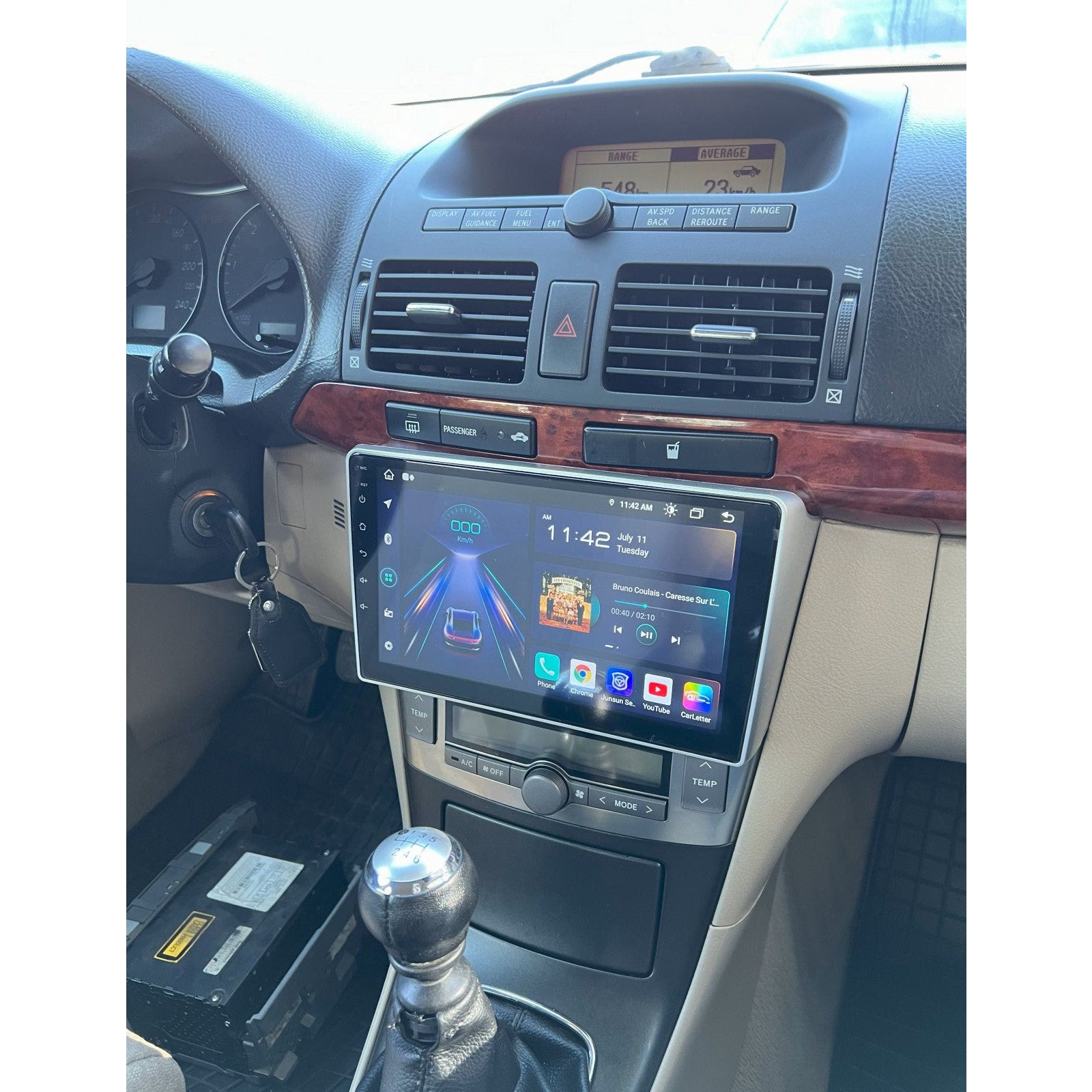 Navigatie Toyota Avensis (2002-2008), Android, Ecran 2K, 8GB RAM 256GB, 8-core