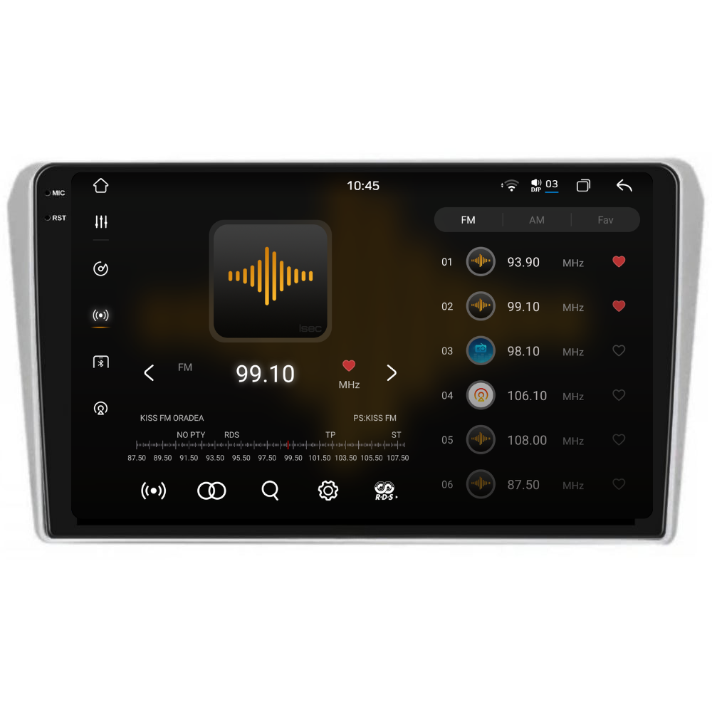Navigatie Toyota Avensis (2002-2008), Android, Ecran 9 inch 2K, 12GB RAM 256GB, 8-core