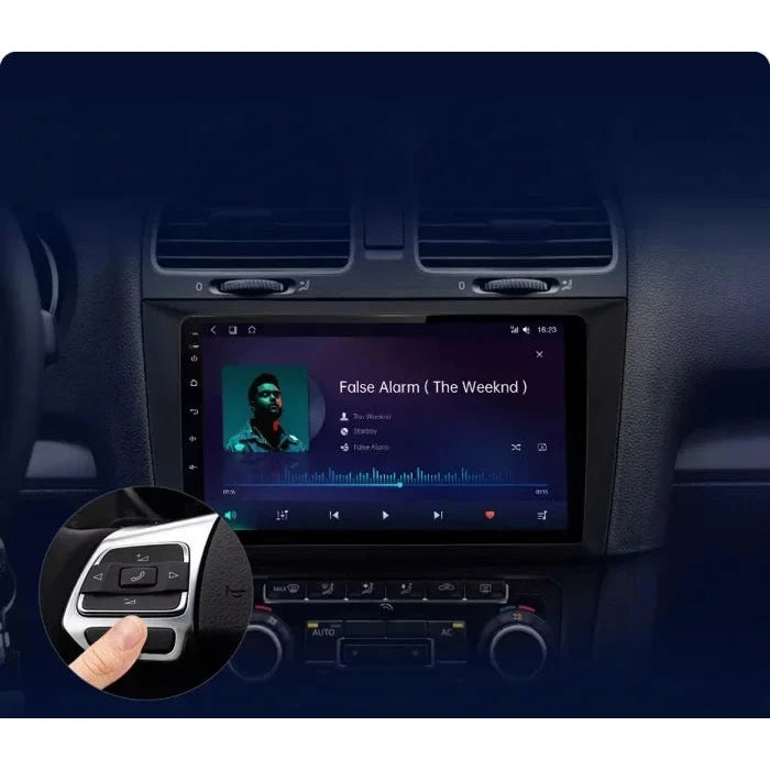 Navigatie Volkswagen Golf 6 2009-2012, Android 12, 1GB RAM 32GB, google maps, youtube, wifi, waze, bluetooth