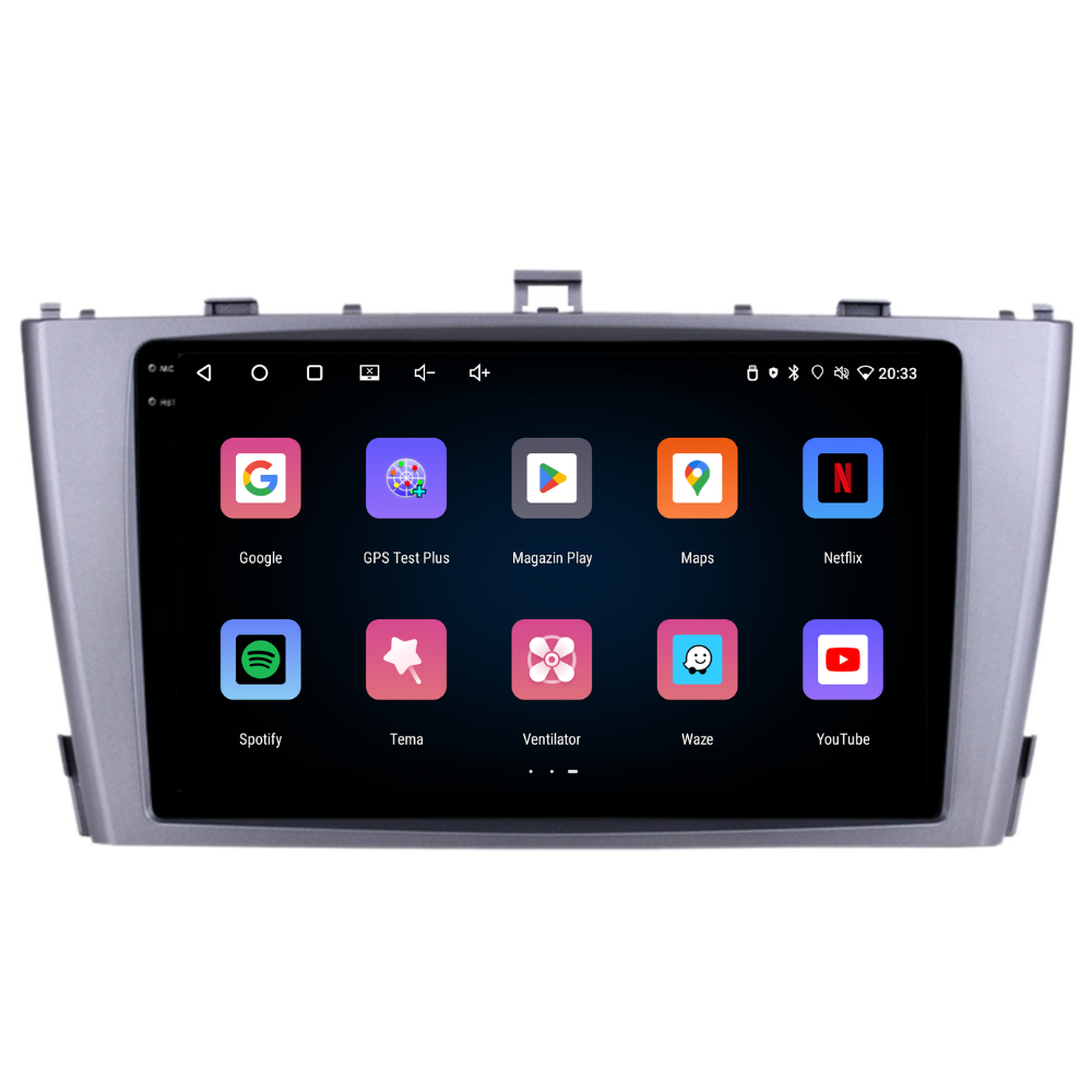 Navigatie Toyota Avensis (2008-2015), Ecran 9 inch, 4GB RAM 64GB, 4-core