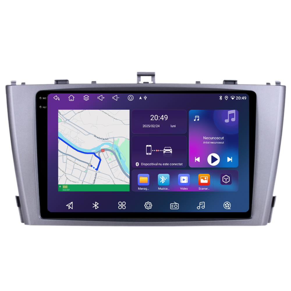 Navigatie Toyota Avensis (2008-2015), Ecran 9 inch, 6GB RAM 128GB, 8-core