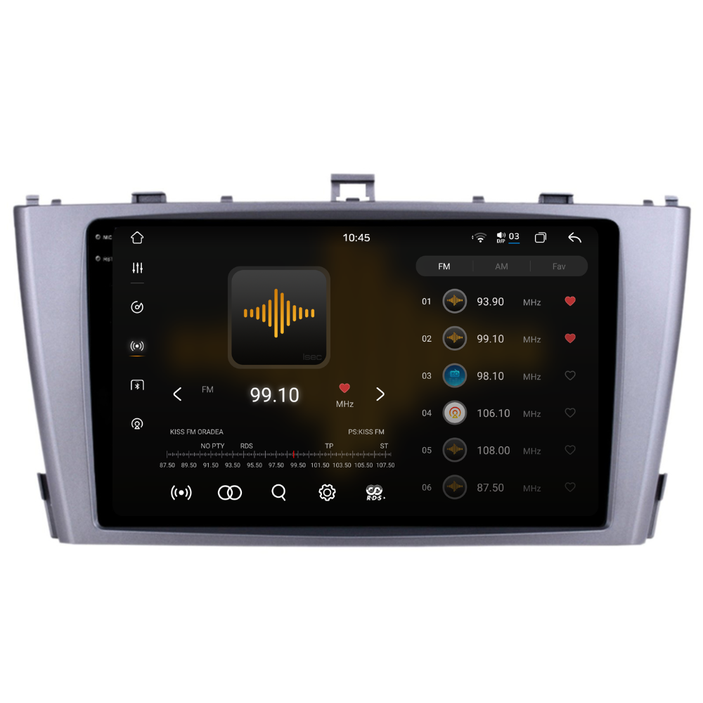 Navigatie Toyota Avensis (2008-2015), Ecran 9 inch 2K, 12GB RAM 256GB, 8-core