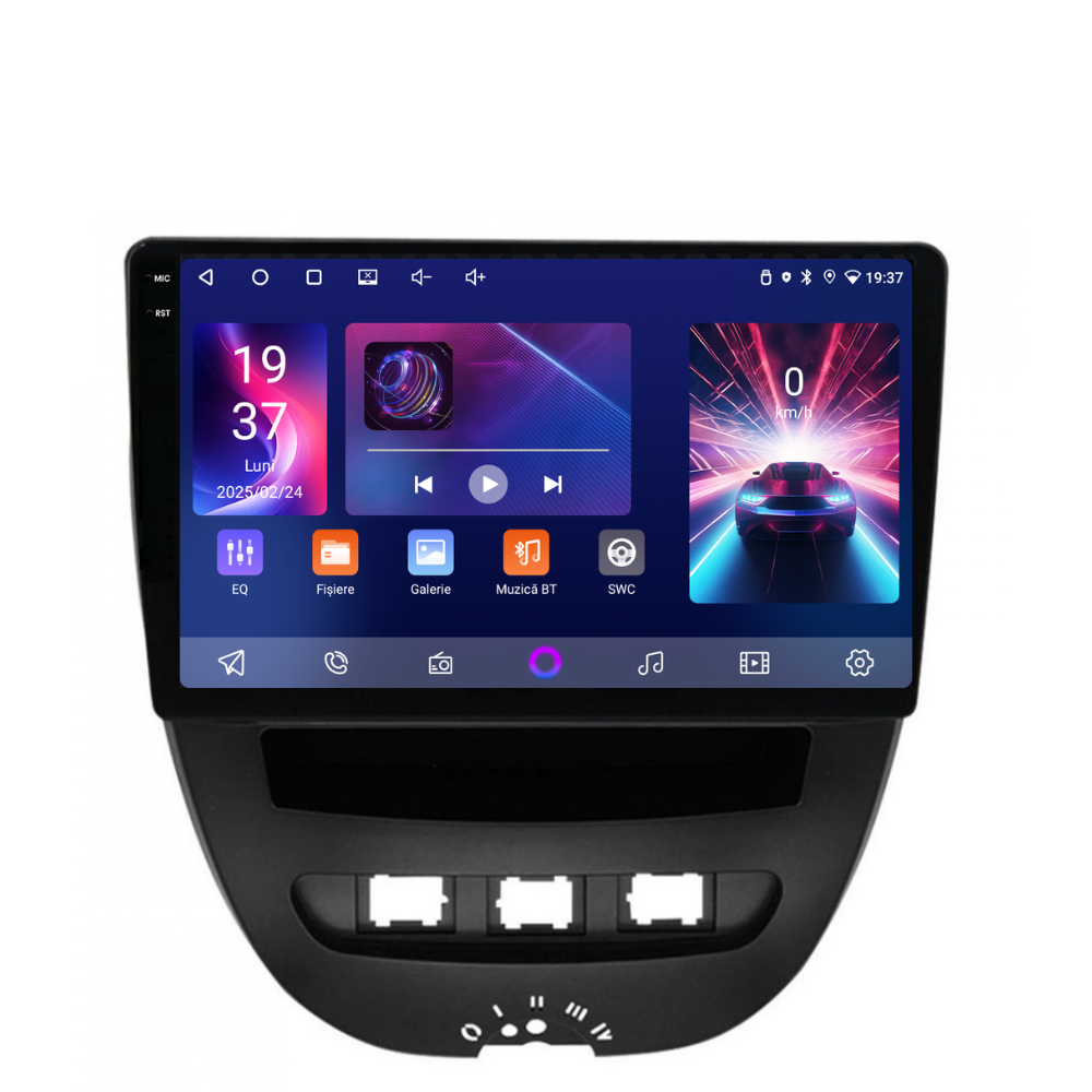 Navigatie Peugeot 107 (2005-2014), Ecran 10 inch, 2GB RAM 32GB