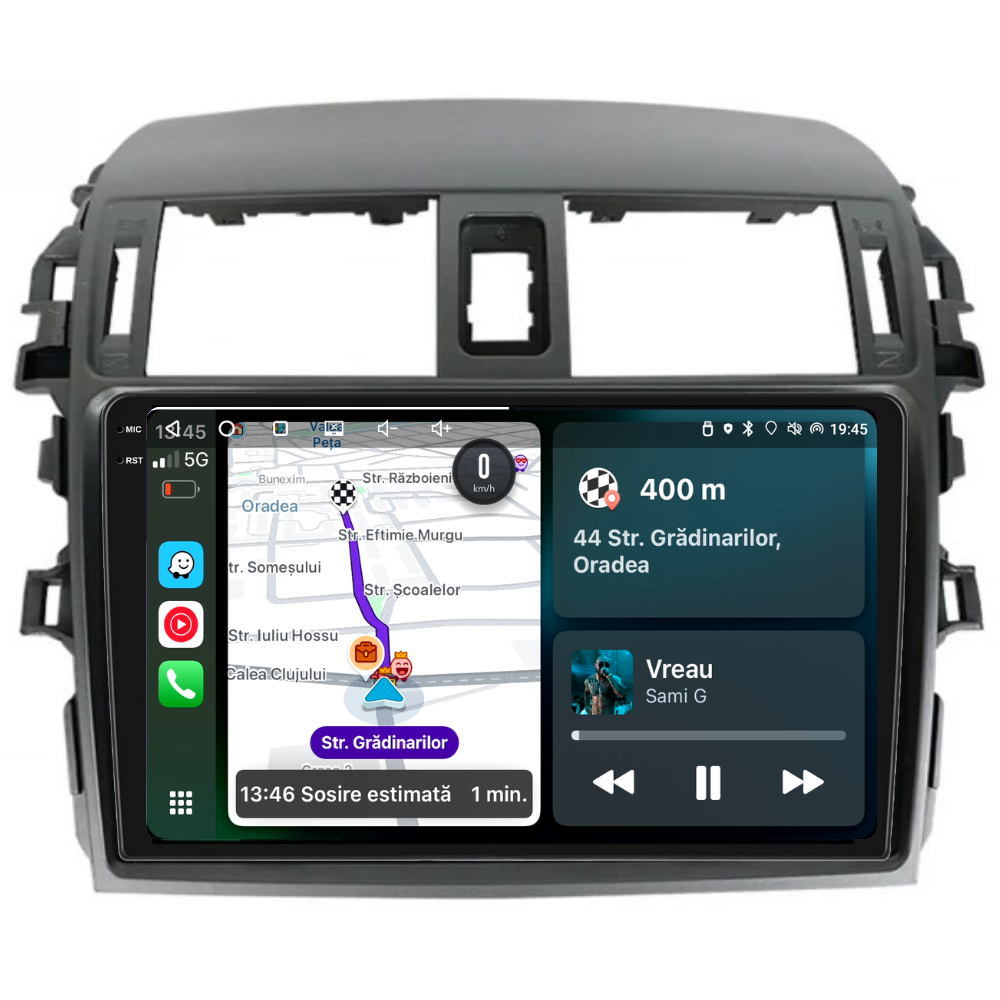 Navigatie Toyota Corolla (2006-2013), Ecran 9 inch, 4GB RAM 64GB, 4-core