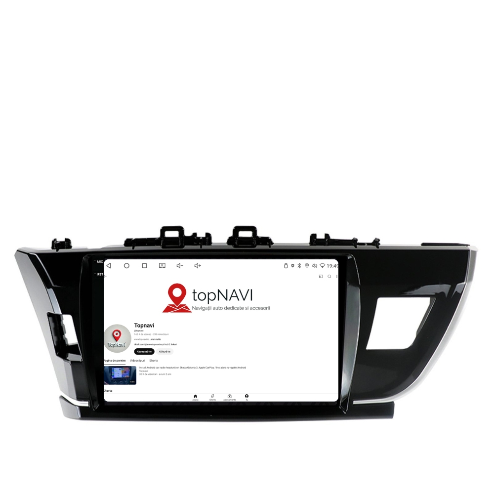 Navigatie Toyota Corolla (2013-2018), Ecran 10 inch, 4GB RAM 64GB, 8-core