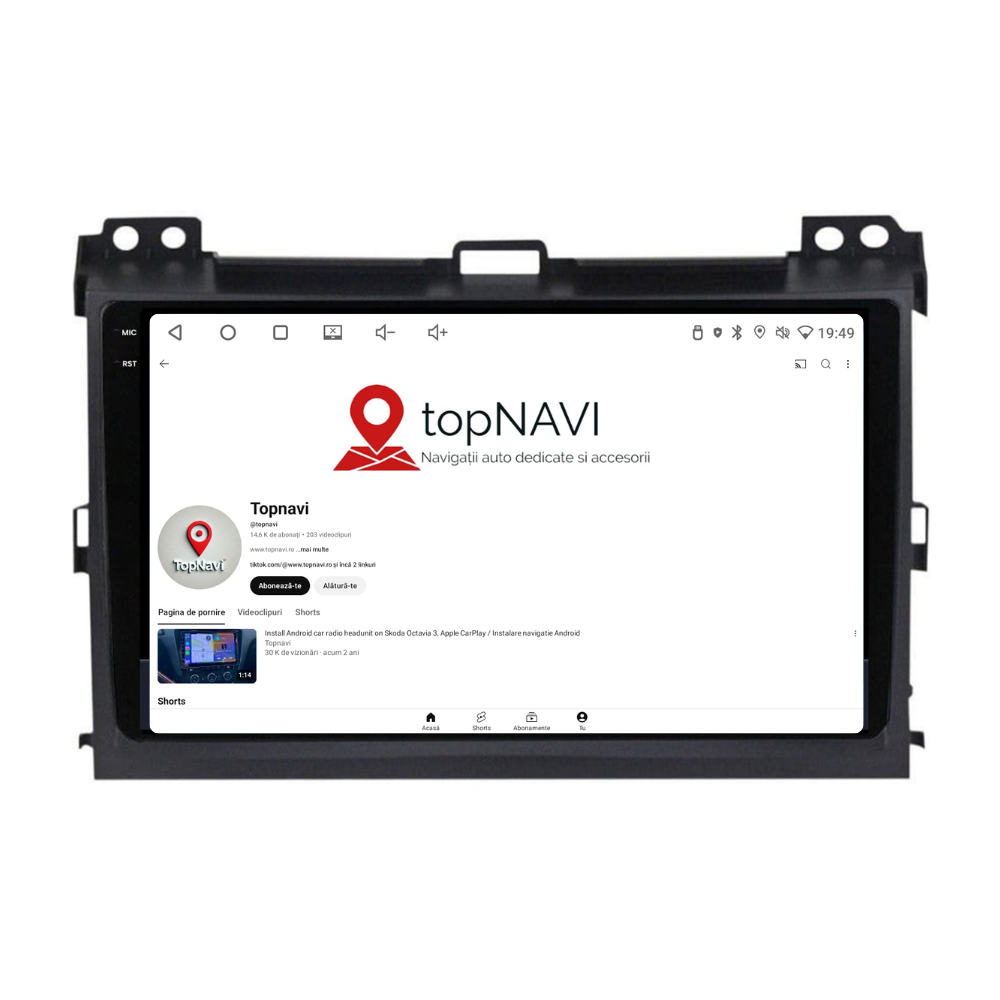 Navigatie Toyota Land Cruiser prado J120 (2004-2009), Ecran 9 inch, 8GB RAM 256GB, 8-core