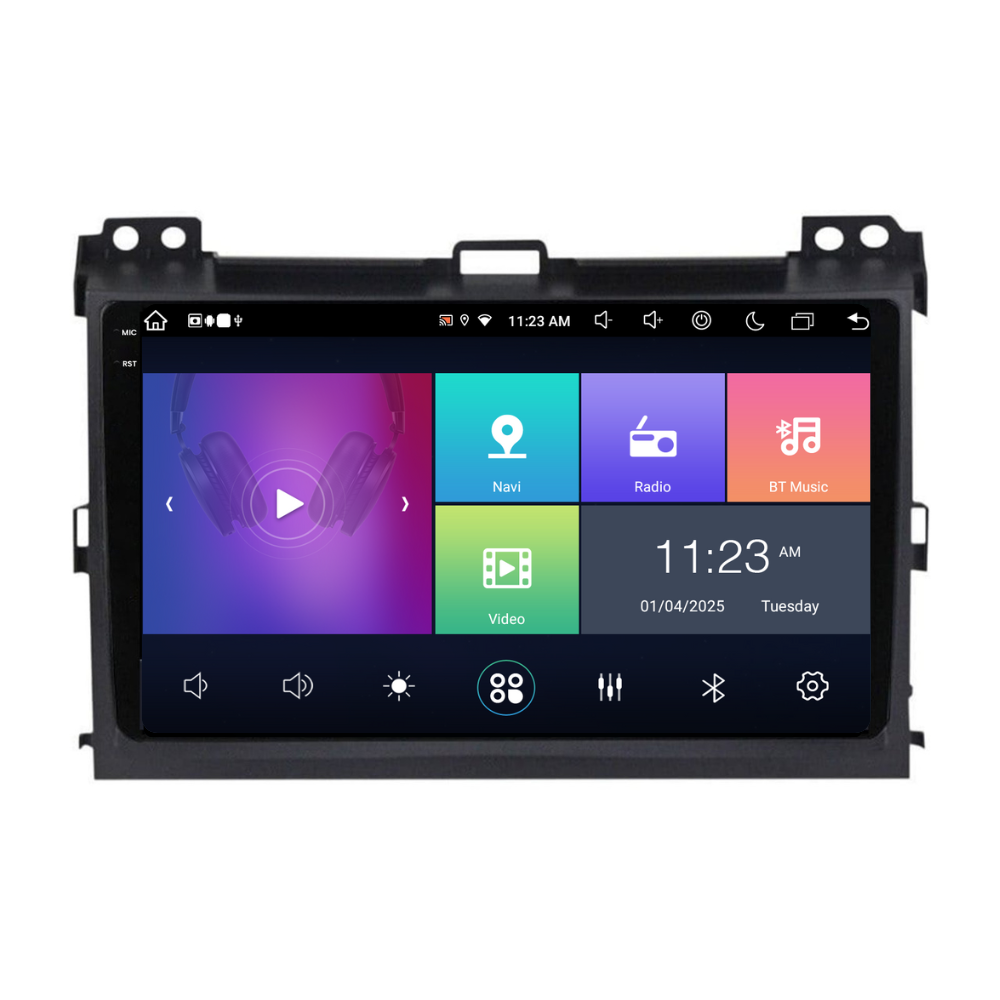 Navigatie Toyota Land Cruiser prado J120 (2004-2009), Ecran 2K, 8GB RAM 256GB, 8-core