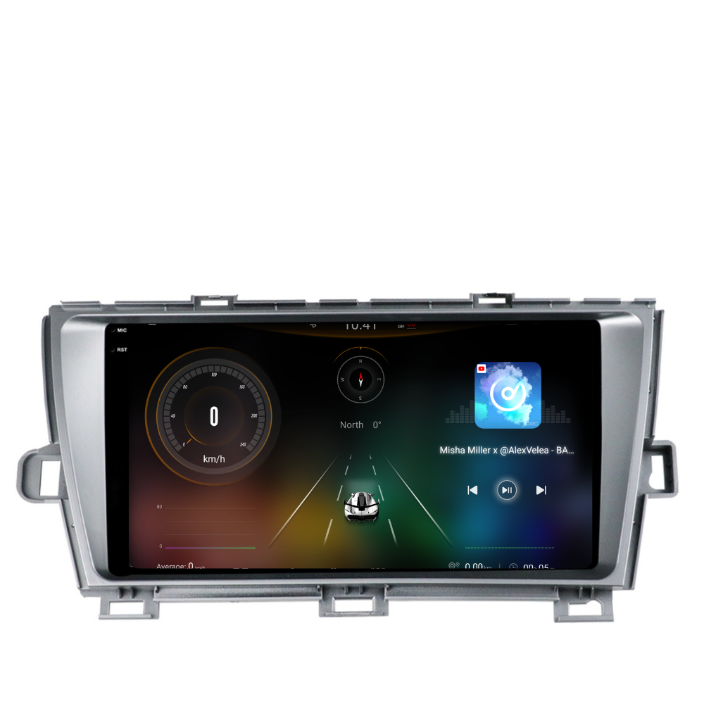Navigatie Toyota Prius (2009-2015), Android, Ecran 9 inch 2K, 12GB RAM 256GB, 8-core
