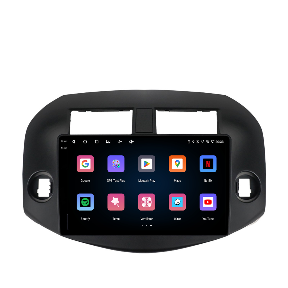 Navigatie Toyota RAV4 (2005-2012), Ecran 10 inch, 4GB RAM 64GB, 4-core