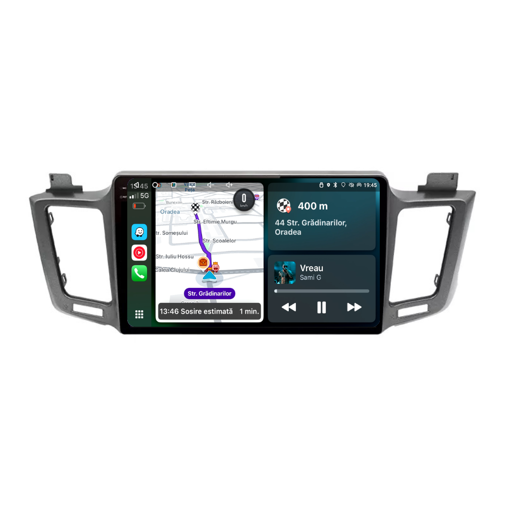 Navigatie Toyota RAV4 (2012-2018), Ecran 10 inch, carplay / youtube