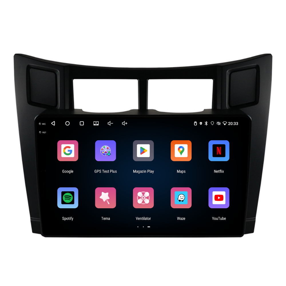 Navigatie Toyota Yaris (2005-2012), Ecran 9 inch, 1GB RAM 32GB