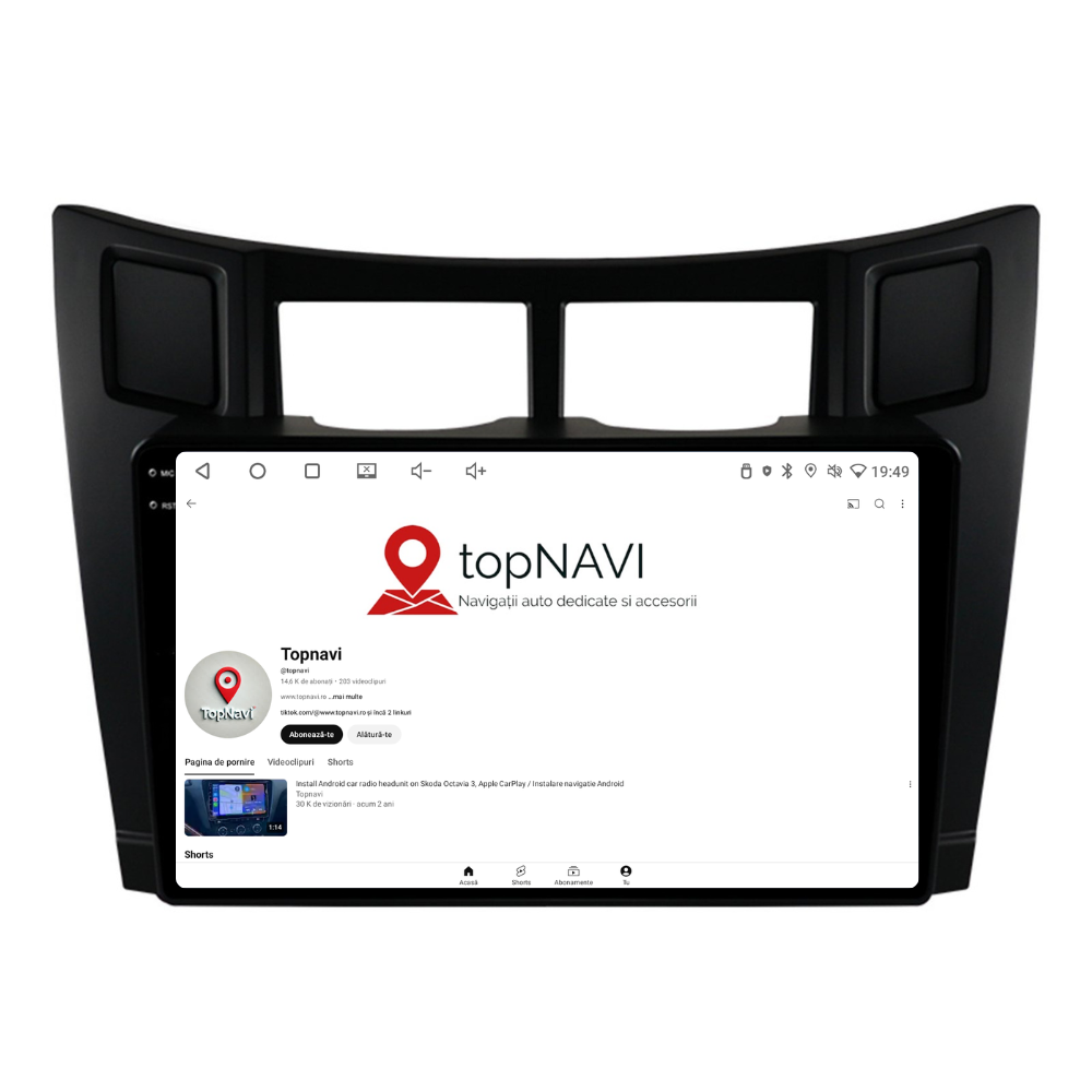 Navigatie Toyota Yaris (2005-2012), Ecran 9 inch, 4GB RAM 64GB, 8-core