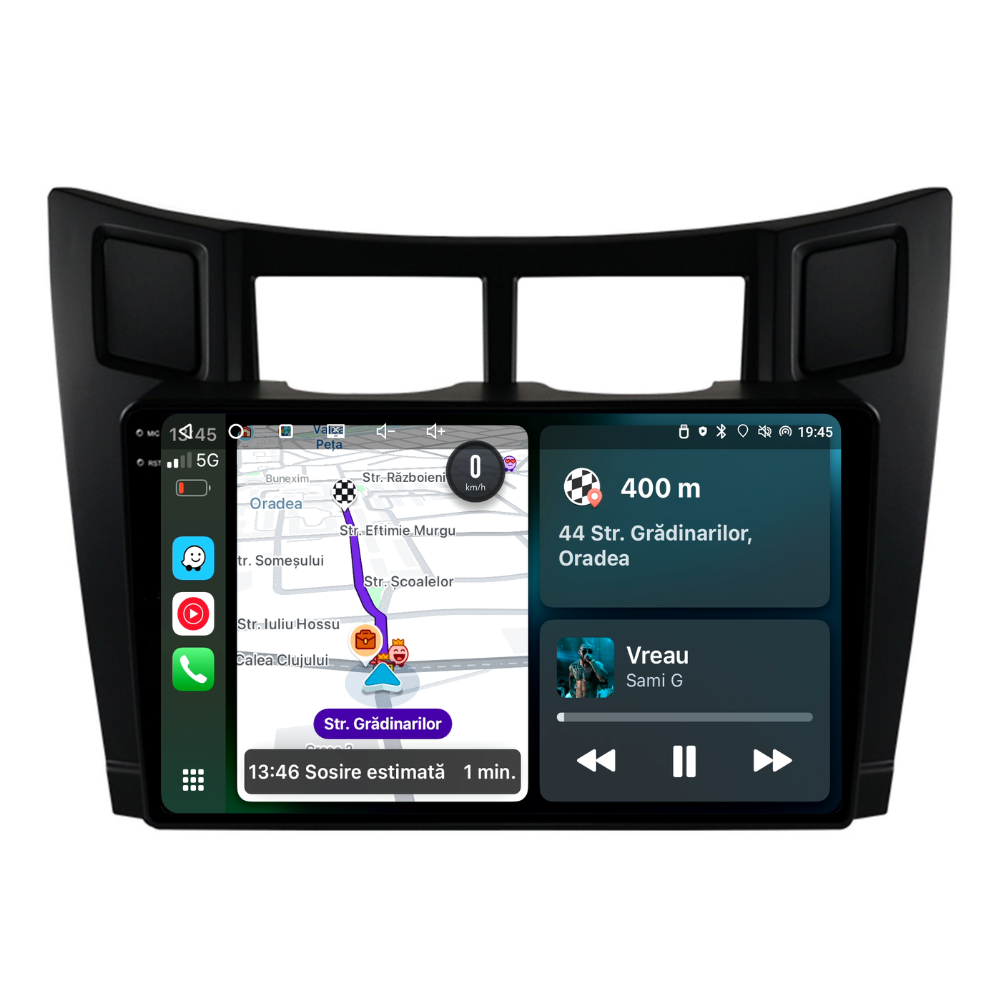 Navigatie Toyota Yaris (2005-2012), Ecran 9 inch, 4GB RAM 64GB, 8-core