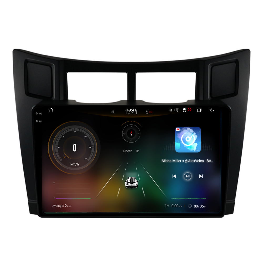 Navigatie Toyota Yaris (2005-2012), Ecran 9 inch 2K, 12GB RAM 256GB, 8-core