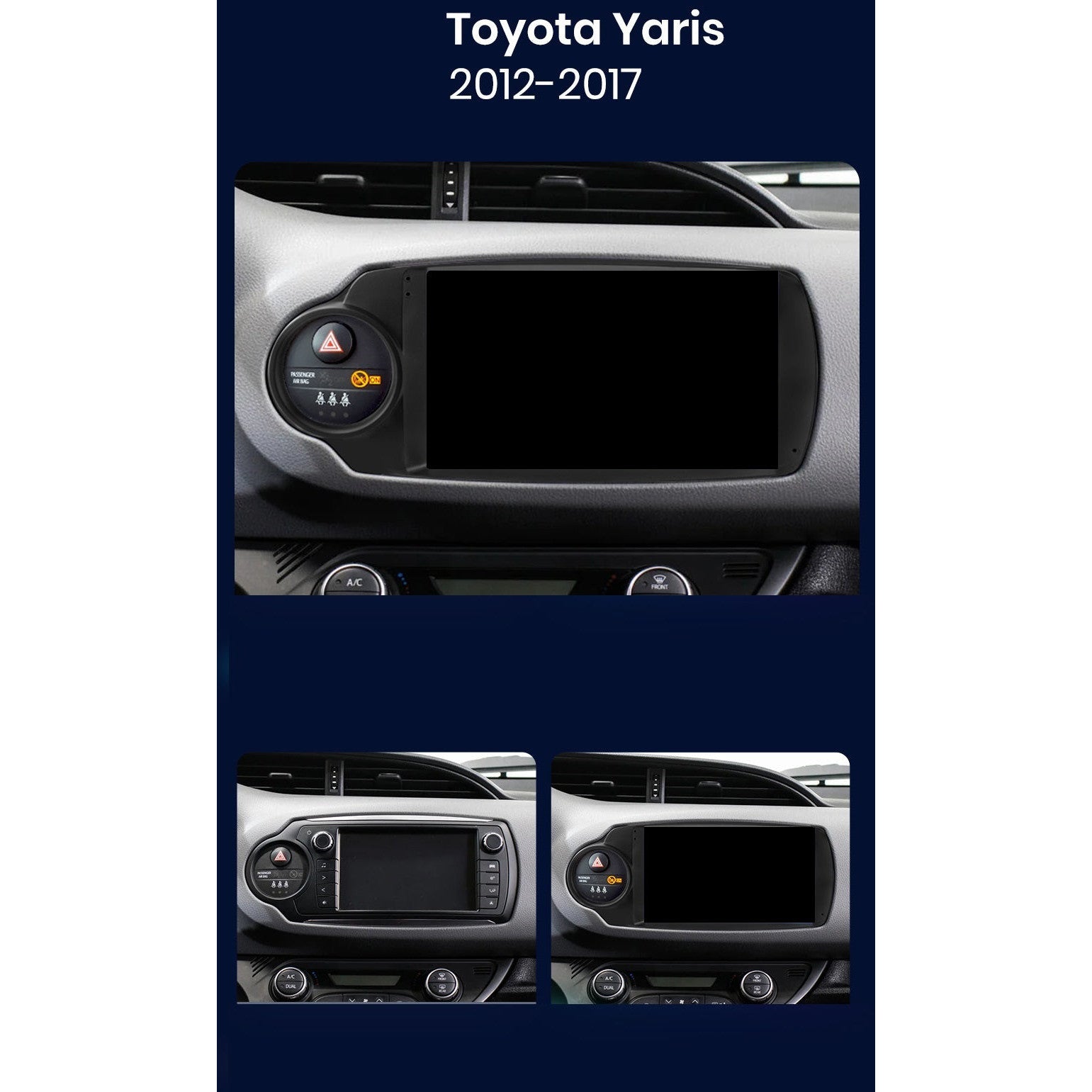 Navigatie Toyota Yaris (2012-2017), Ecran 9 inch, 1GB 32GB