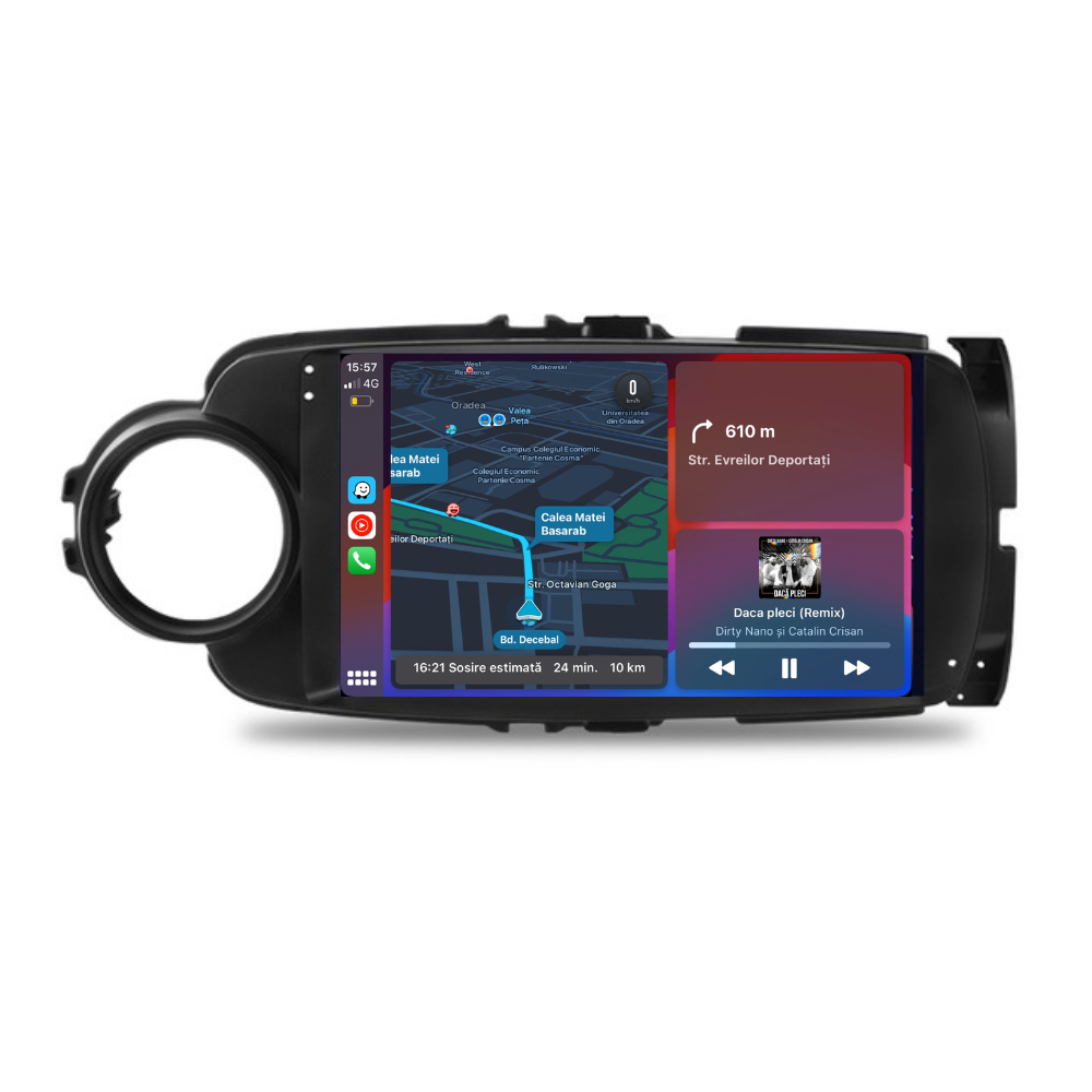 Navigatie Toyota Yaris (2012-2017), Ecran 9 inch, 1GB 32GB