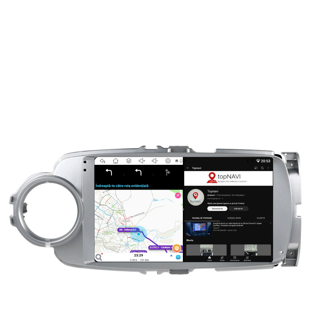 Navigatie Toyota Yaris (2012-2017), Ecran 9 inch, 4GB RAM 64GB, 8-core