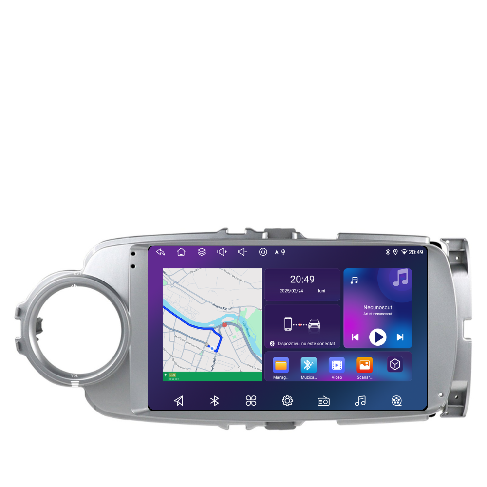 Navigatie Toyota Yaris (2012-2017), Ecran 9 inch, 6GB RAM 128GB, 8-core
