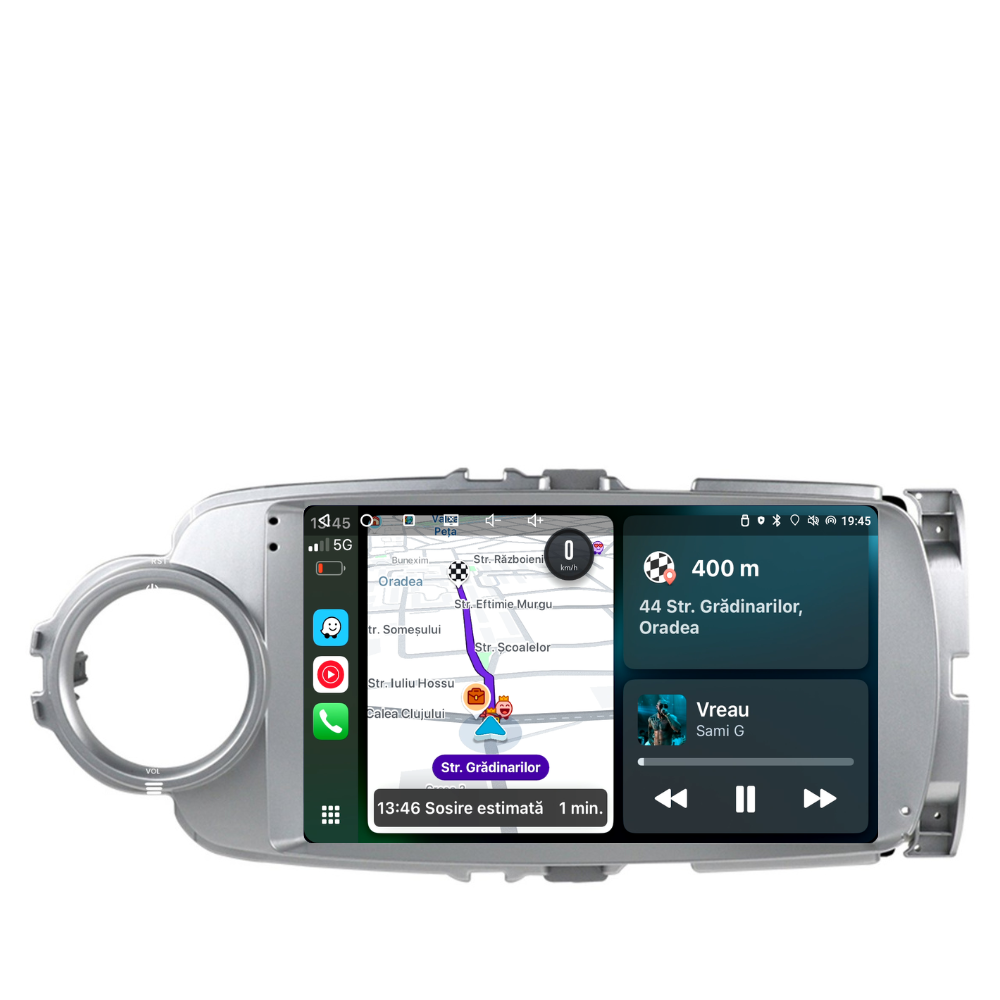 Navigatie Toyota Yaris (2012-2017), Ecran 9 inch, 6GB RAM 128GB, 8-core