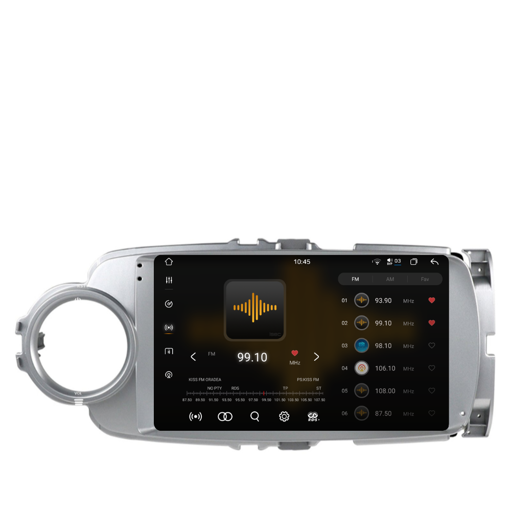 Navigatie Toyota Yaris (2012-2017), Ecran 9 inch 2K, 12GB RAM 256GB, 8-core