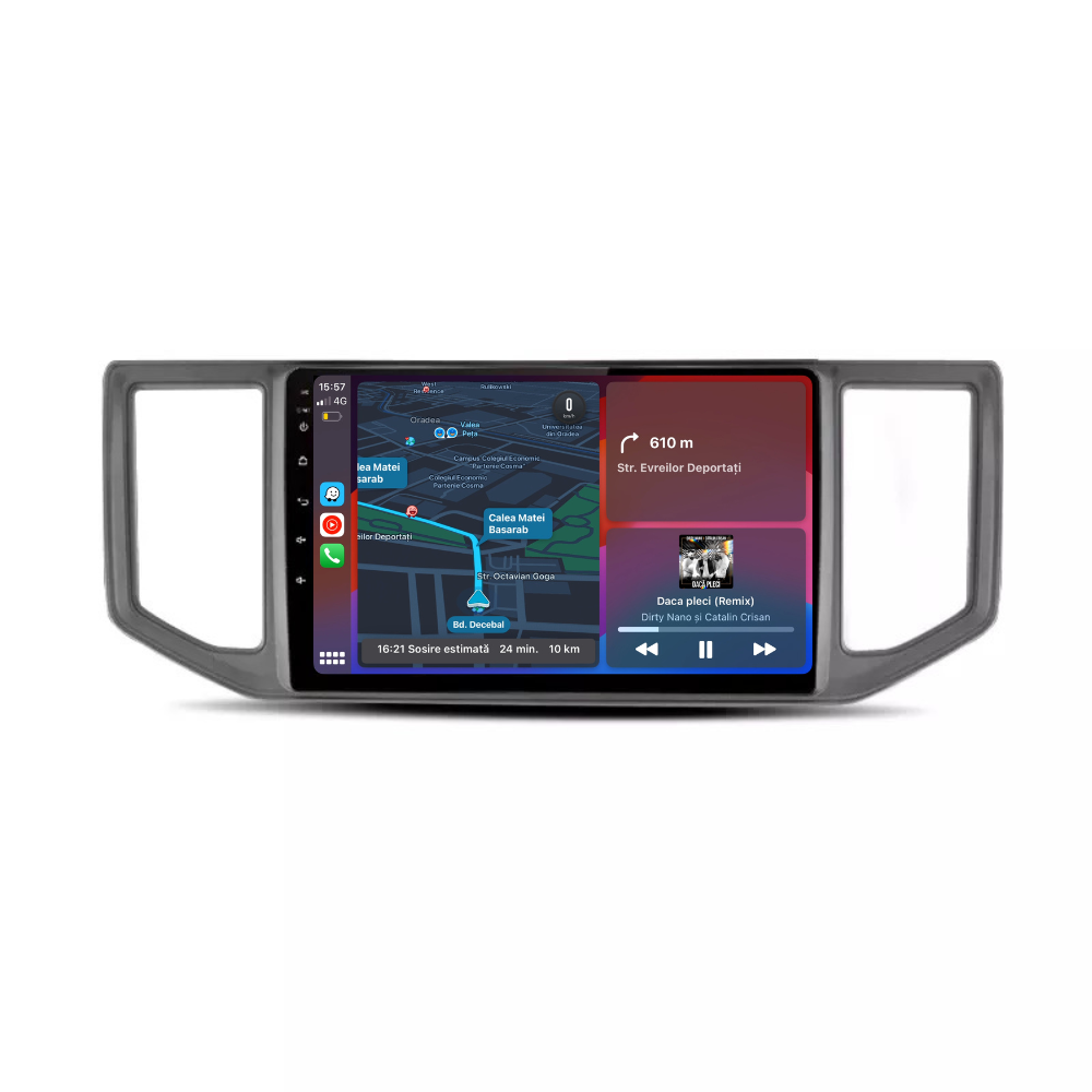 Navigatie Volkswagen Crafter 2017-2021, Android 12, 1GB RAM 32GB, google maps, youtube, wifi, waze, bluetooth
