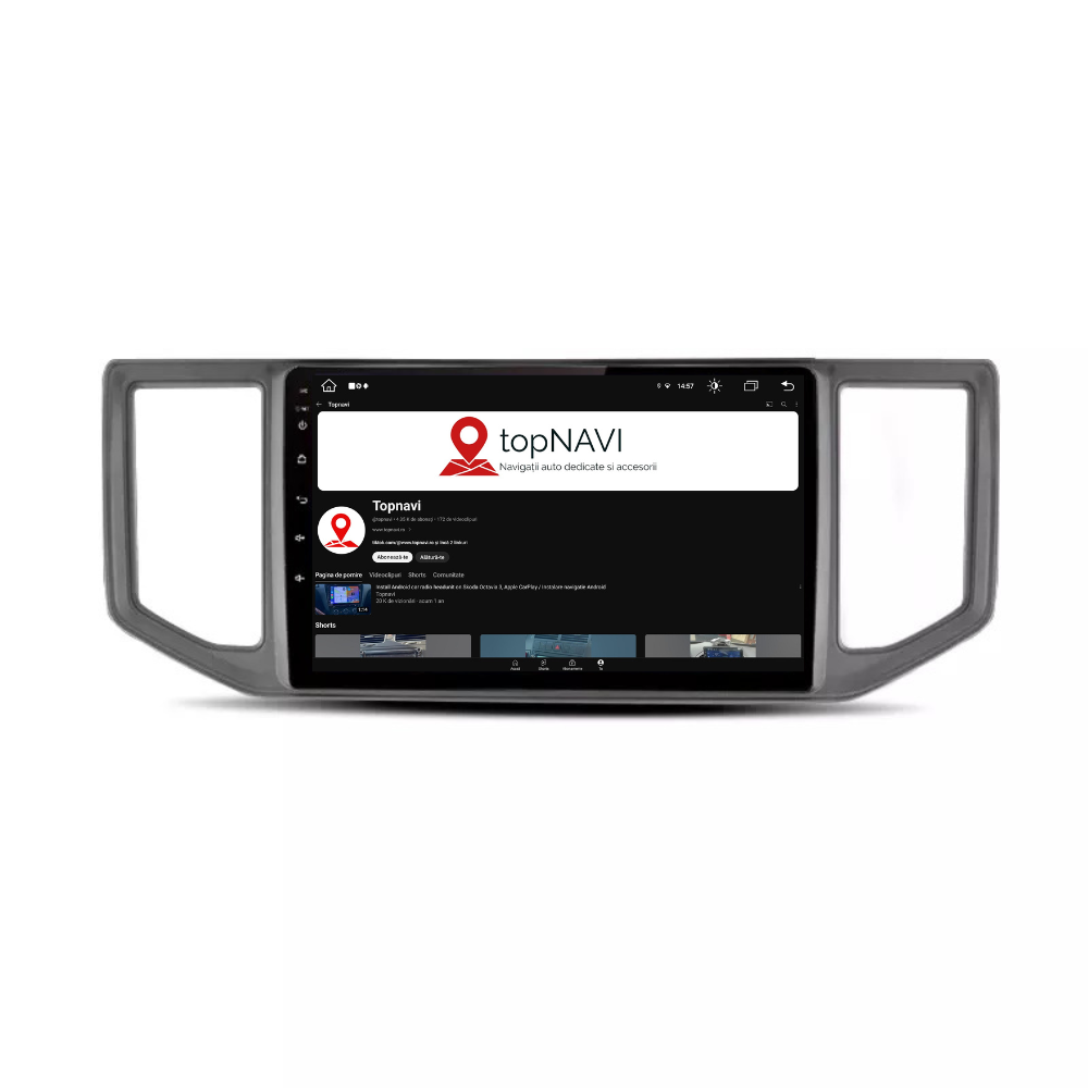 Navigatie Volkswagen Crafter 2017-2021, Android 12, 1GB RAM 32GB, google maps, youtube, wifi, waze, bluetooth